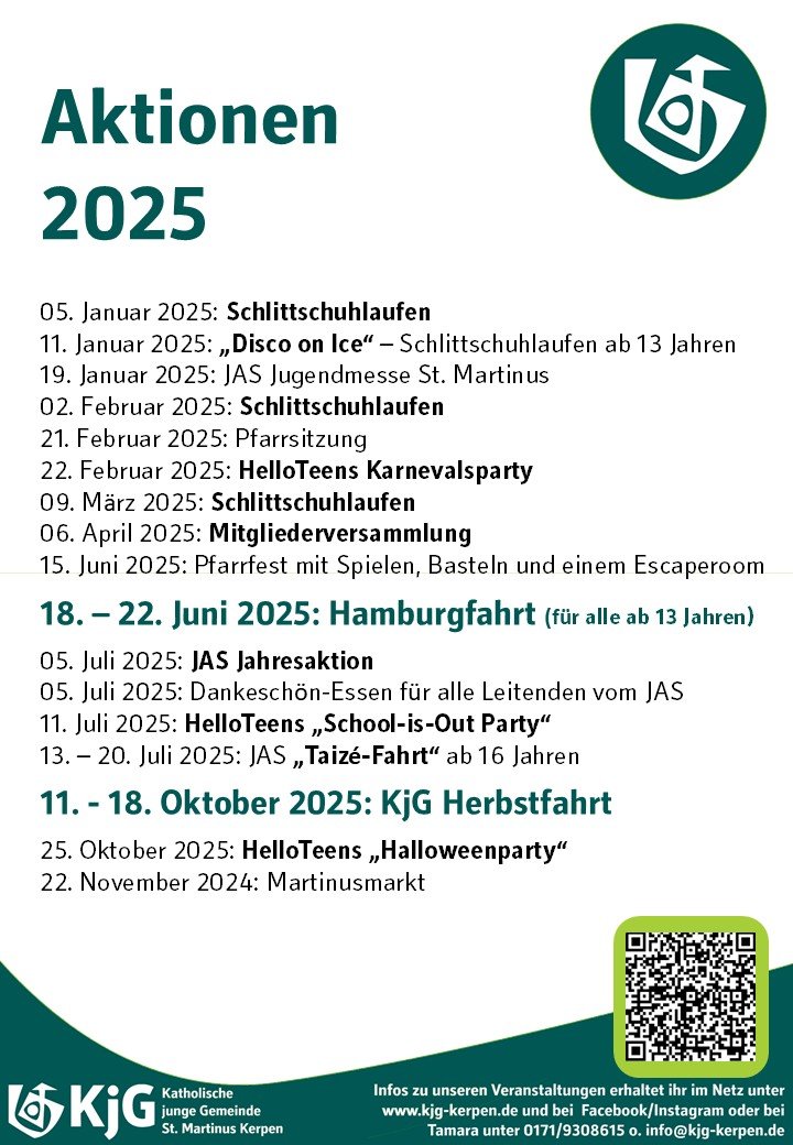 Termine 2025 (c) KjG Kerpen_TD